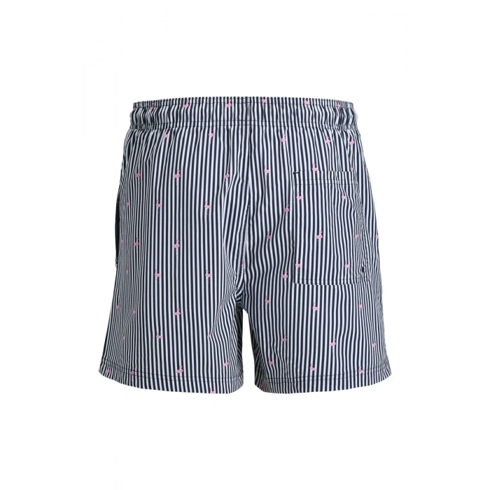 Jack&Jones 12291425 Erkek Sort - Lacivert Cizg