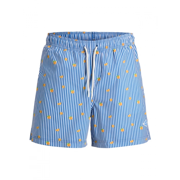 Jack&Jones 12291425 Erkek Sort - Mavi Cizgili