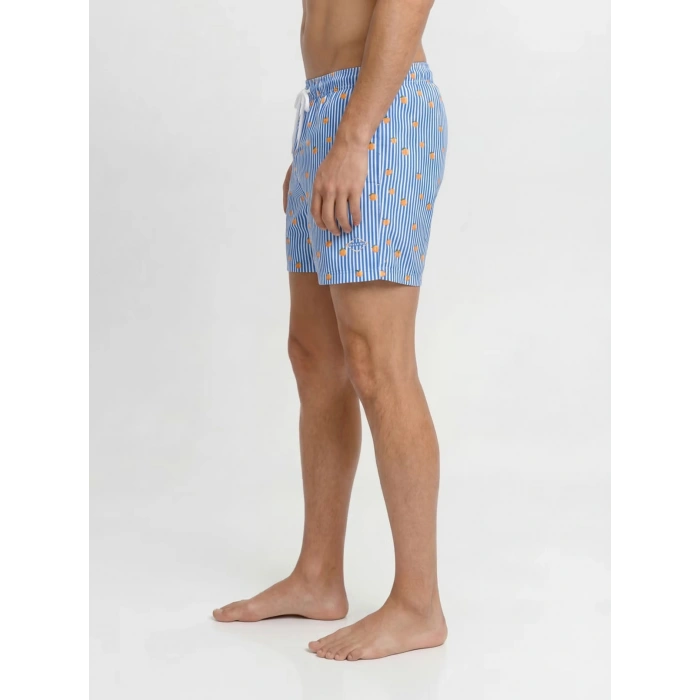 Jack&Jones 12291425 Erkek Sort - Mavi Cizgili