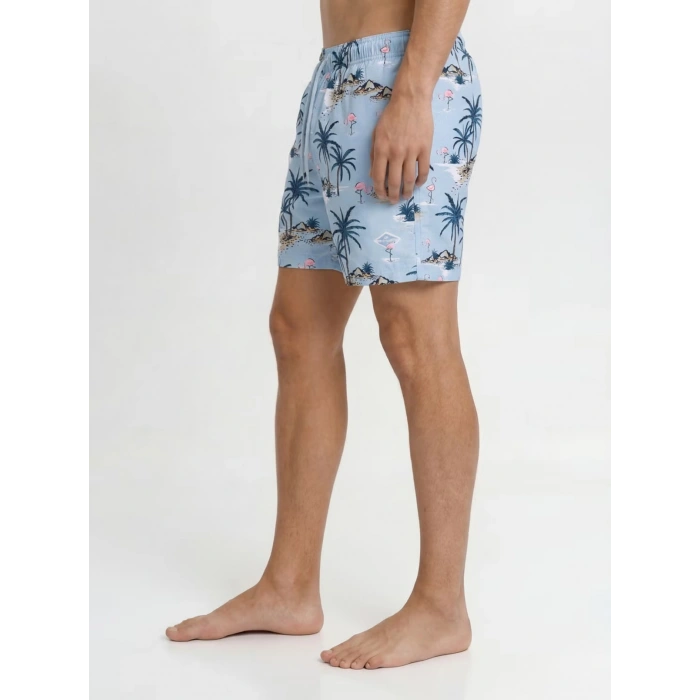 Jack&Jones 12291426 Erkek Deniz Sort - Indigo Desenli