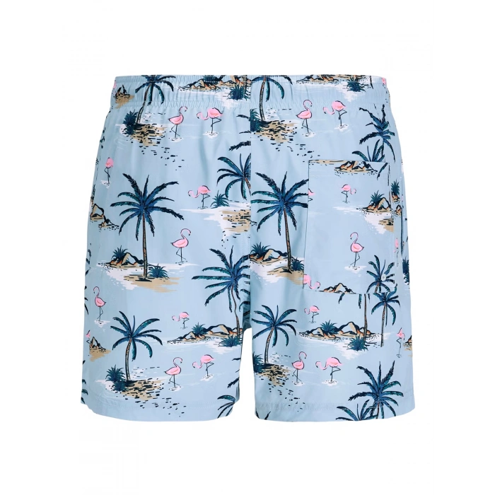 Jack&Jones 12291426 Erkek Deniz Sort - Indigo Desenli