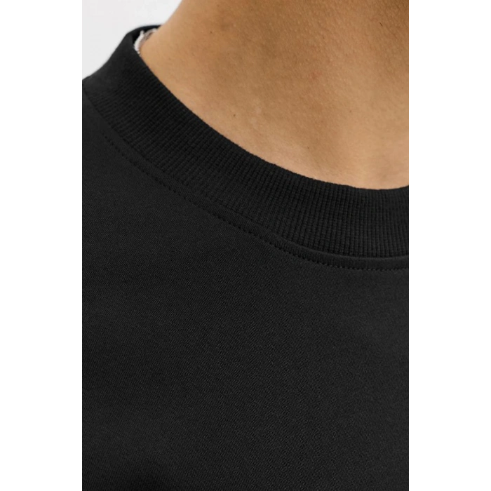 Jack&jones 12292397 0 Yaka Erkek Tshirt - Siyah