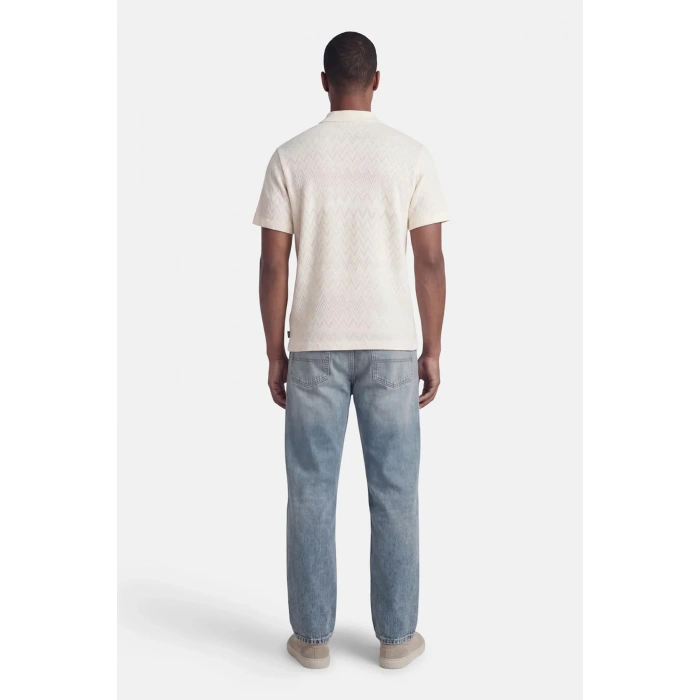 Jack&jones 12293000 Yakali Erkek Tshirt - Krem