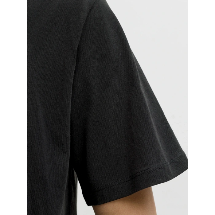 Jack&jones 12297891 0 Yaka Erkek Tshirt - Siyah