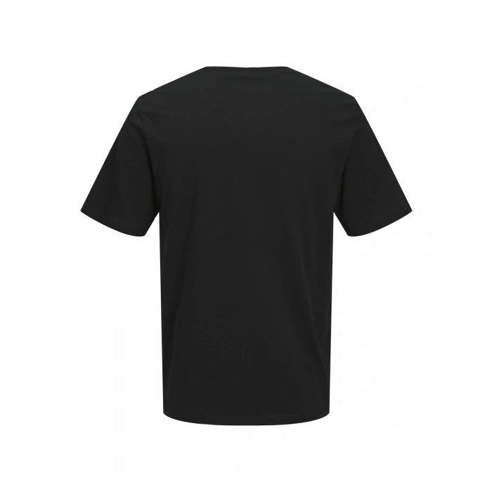 Jack&jones 12297891 0 Yaka Erkek Tshirt - Siyah
