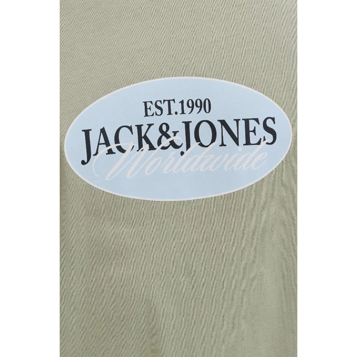 Jack&jones 12297891 0 Yaka Erkek Tshirt - Yesil