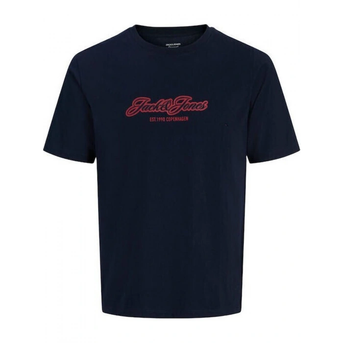 Jack&jones 12297893 0 Yaka Erkek Tshirt - Lacivert