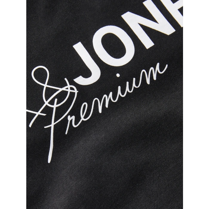 Jack&Jones 12298018 0 Yaka Erkek Tshirt - Siyah
