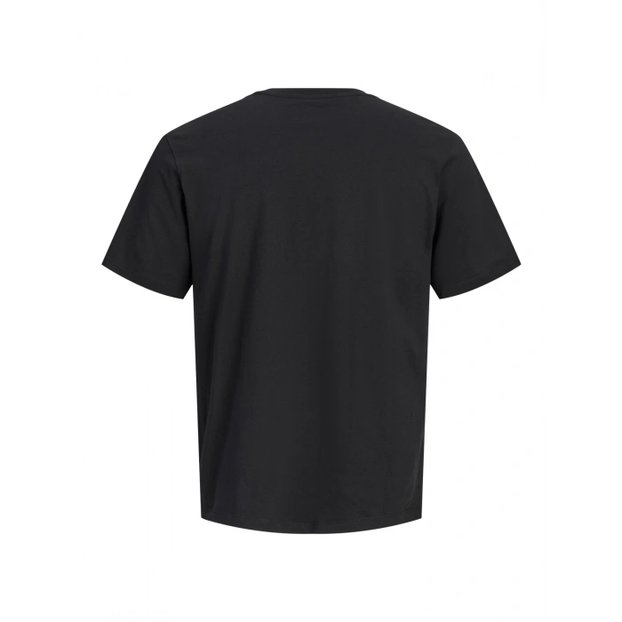 Jack&Jones 12298018 0 Yaka Erkek Tshirt - Siyah
