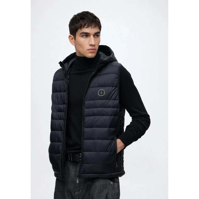 Jack&Jones 12298871 Erkek Yelek - Siyah