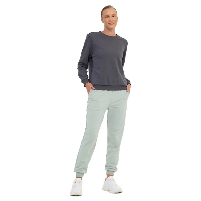 Lumberjack 16 Ammy-c 0 Yaka Kadin Sweat - Gri