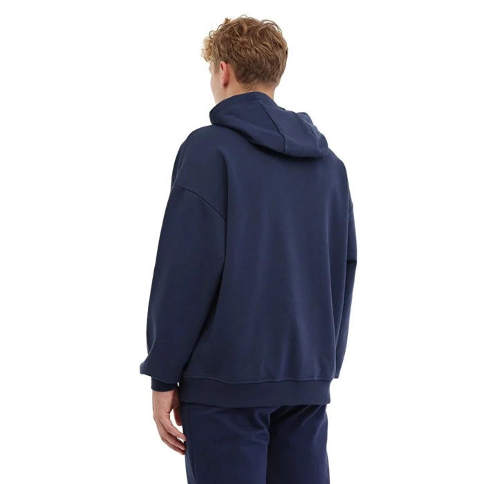 Lumberjack Ade 16blo-04 Kapsonlu Erkek Sweat - Lacivert