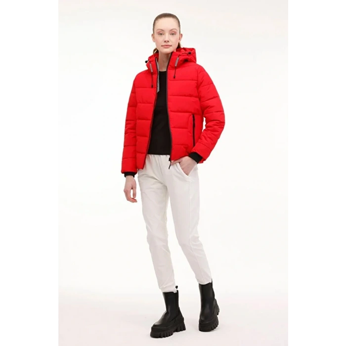 Lumberjack Apreski Sn31 5pr Kadin Mont - Kirmizi