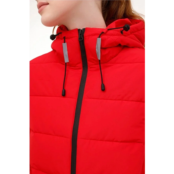 Lumberjack Apreski Sn31 5pr Kadin Mont - Kirmizi