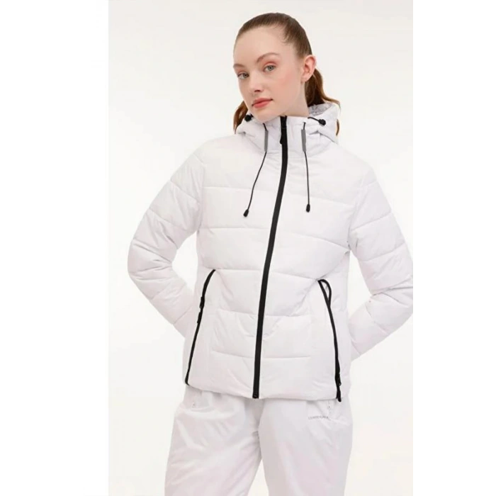 Lumberjack Apreski Sn31 Kadin Mont - Beyaz