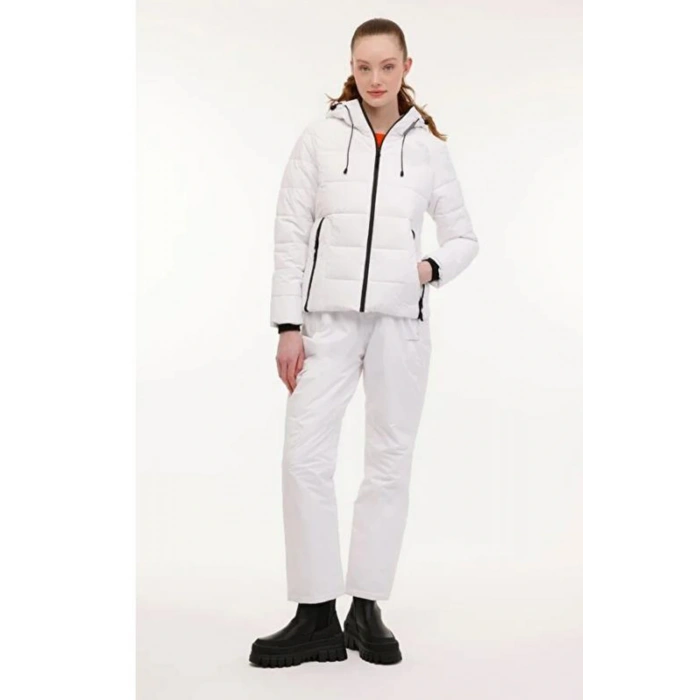 Lumberjack Apreski Sn31 Kadin Mont - Beyaz