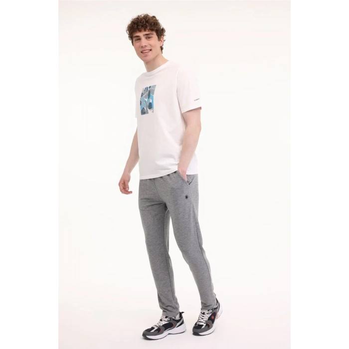 Lumberjack Bambo 22bam20 Erkek Esofman Alti - Gri Melanj