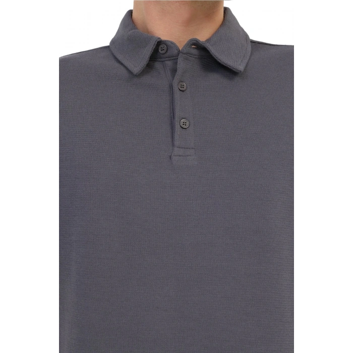 Lumberjack Boone 12bs103 Yakali Erkek Tshirt - Antrasit