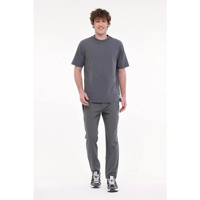 Lumberjack C Neck 11bs38 0 Yaka Erkek Tshirt - Antrasit