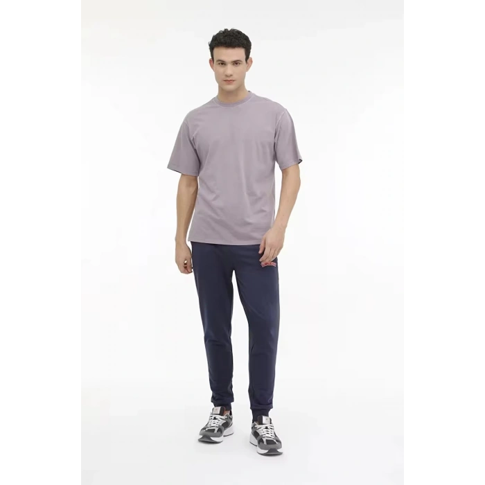Lumberjack C Neck 11bs38 0 Yaka Erkek Tshirt - Pastel Lila