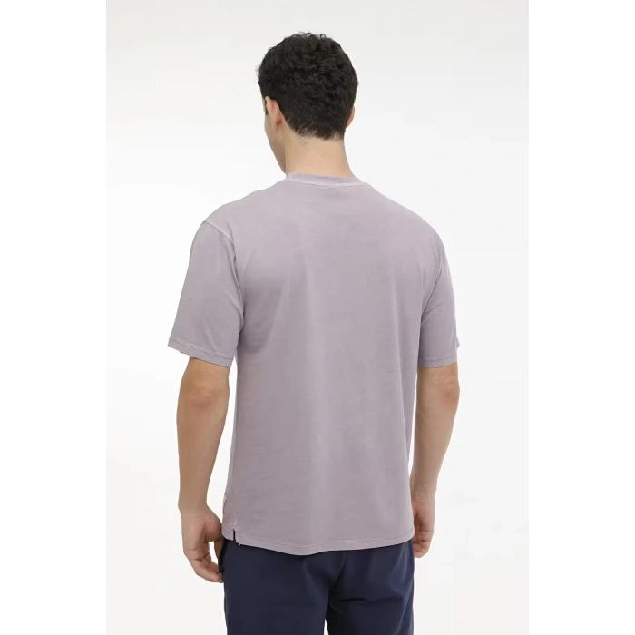 Lumberjack C Neck 11bs38 0 Yaka Erkek Tshirt - Pastel Lila