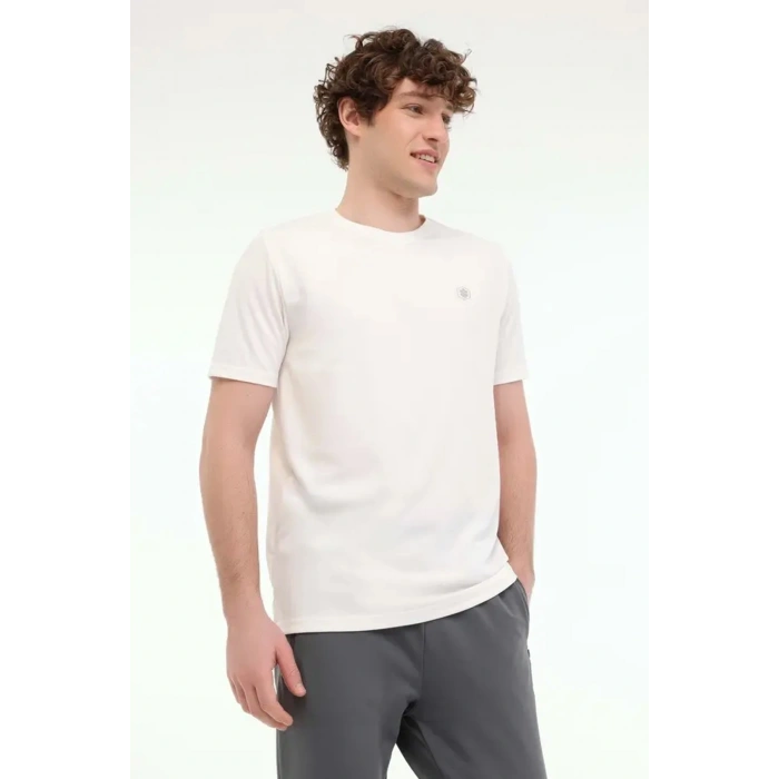 Lumberjack Ct100 Erkek Tshirt - Kirik Beyaz