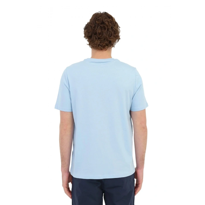 Lumberjack Ct102 0 Yaka Erkek Tshirt - Acik Mavi