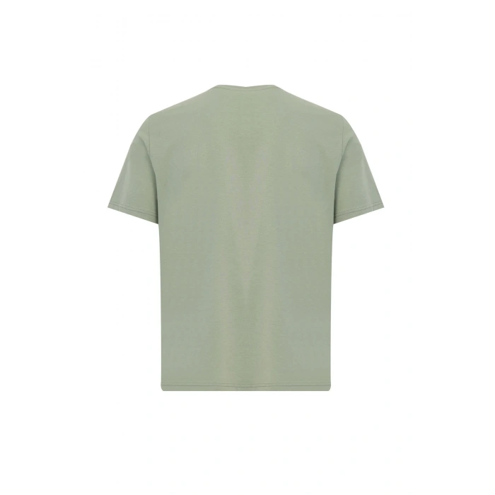 Lumberjack Ct102 0 Yaka Erkek Tshirt - Acik Mint