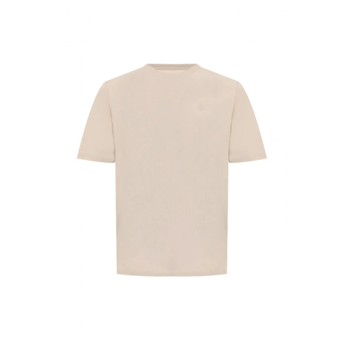 Lumberjack Ct102 0 Yaka Erkek Tshirt - Bej