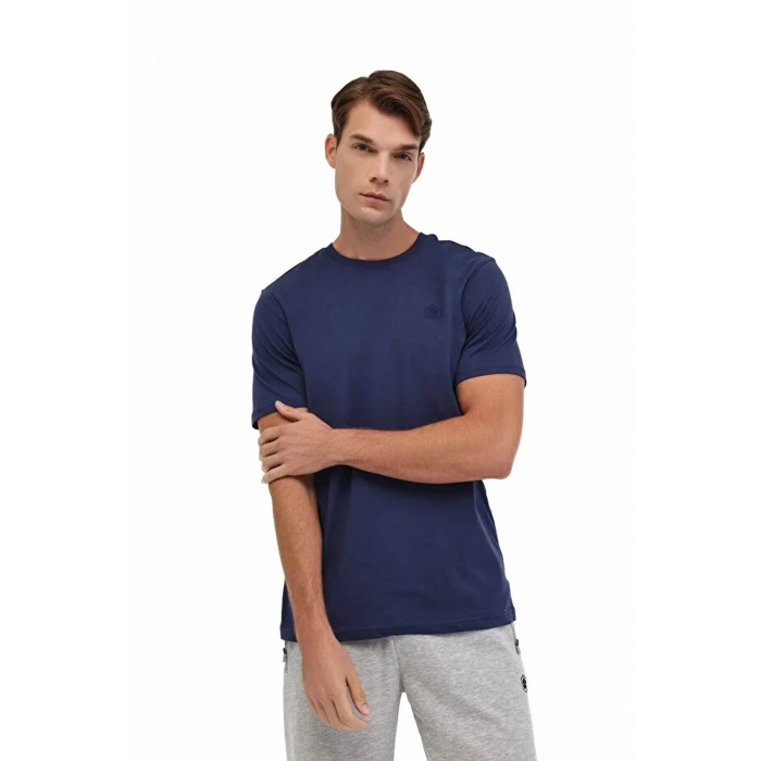 Lumberjack Ct102 0 Yaka Erkek Tshirt - Lacivert