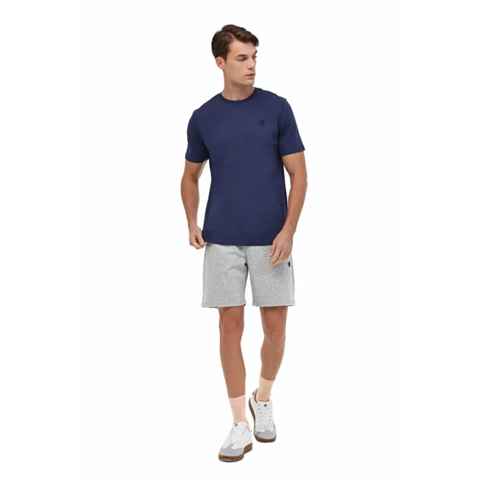 Lumberjack Ct102 0 Yaka Erkek Tshirt - Lacivert