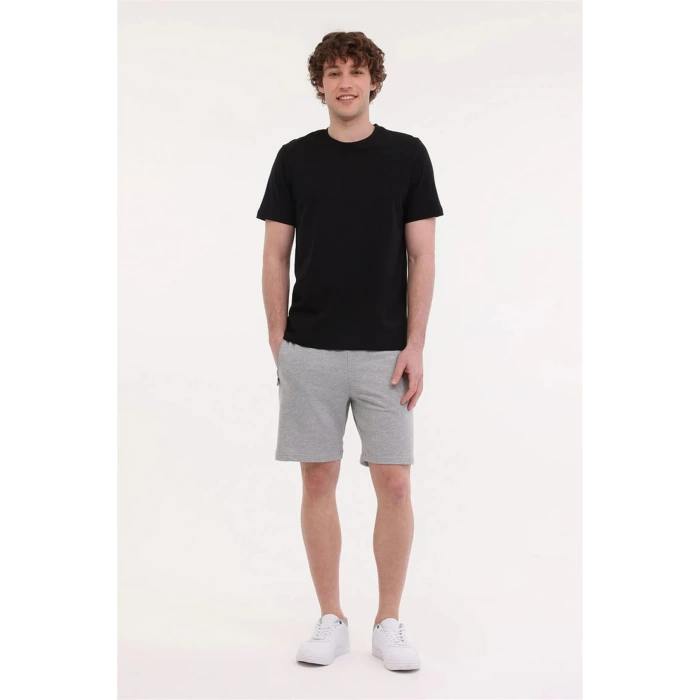Lumberjack Ct102 0 Yaka Erkek Tshirt - Siyah