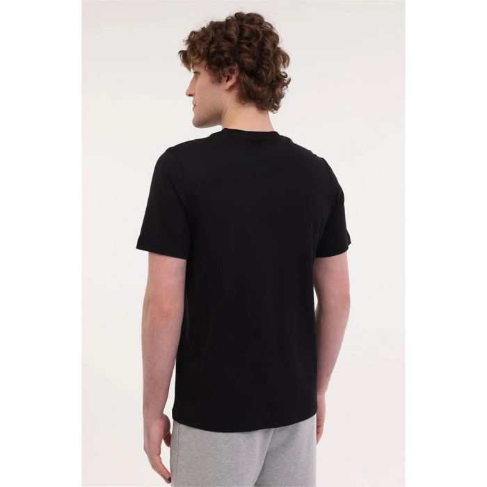 Lumberjack Ct102 0 Yaka Erkek Tshirt - Siyah