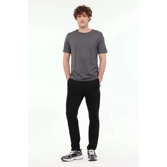 Lumberjack Ct110 0 Yaka Erkek Tshirt - Antrasit