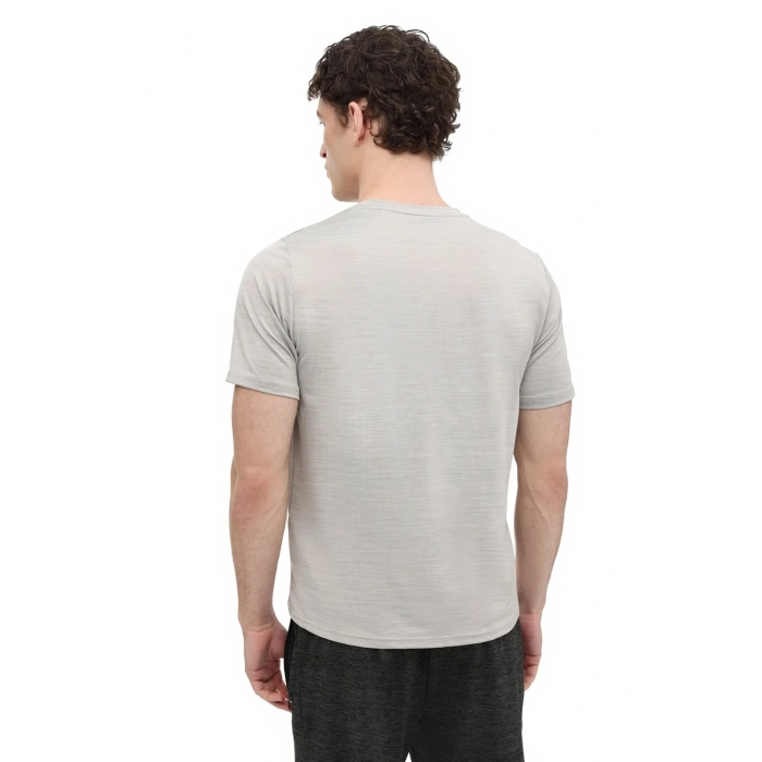 Lumberjack Ct1328 Mln 0 Yaka Erkek Tshirt - A Gri