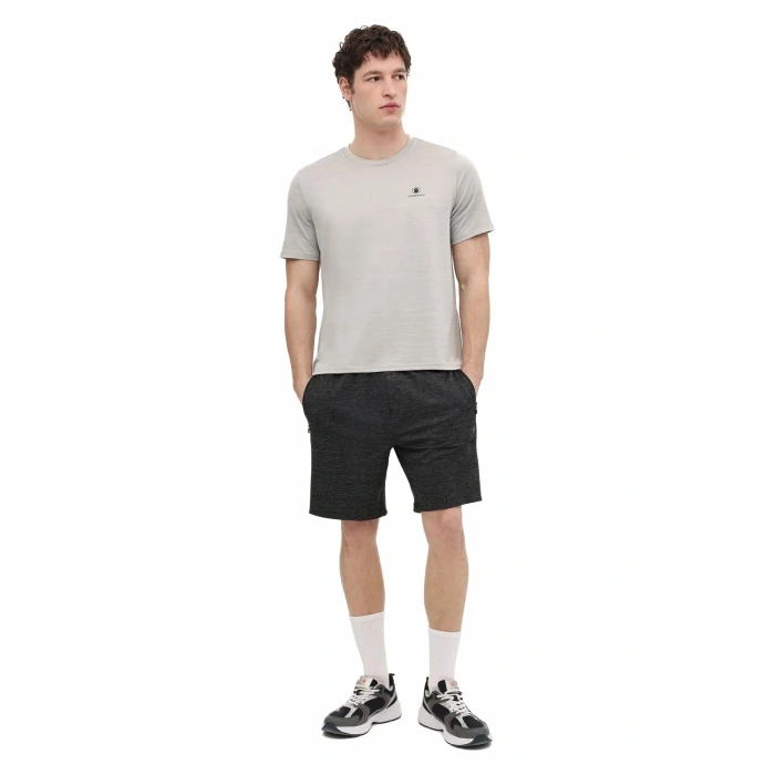 Lumberjack Ct1328 Mln 0 Yaka Erkek Tshirt - A Gri