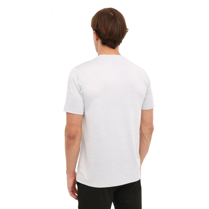 Lumberjack Ct1328 Mln 0 Yaka Erkek Tshirt - Beyaz