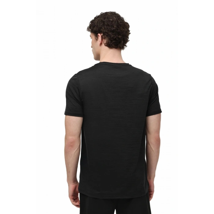 Lumberjack Ct1328 Mln 0 Yaka Erkek Tshirt - Siyah