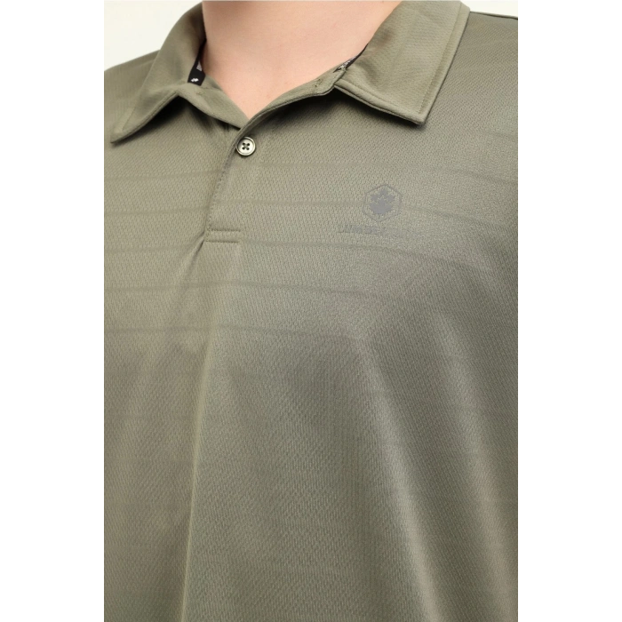 Lumberjack Ct461 Sherman Erkek Yakali Tshirt - Haki