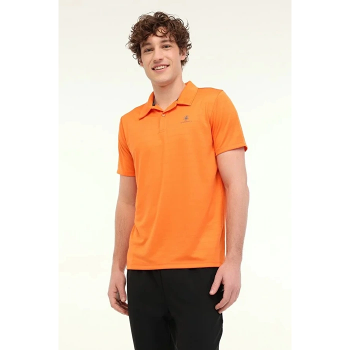 Lumberjack Ct461 Sherman Erkek Yakali Tshirt - Turuncu