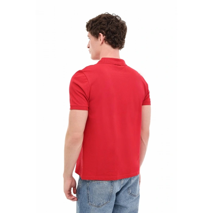 Lumberjack Ct953 Yakali Erkek Tshirt - Kirmizi