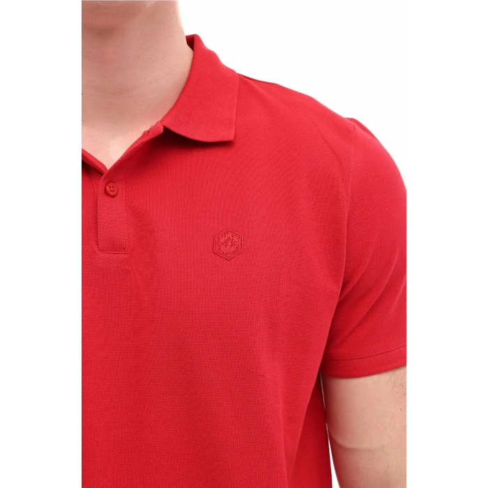 Lumberjack Ct953 Yakali Erkek Tshirt - Kirmizi