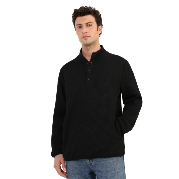 Lumberjack Davins 16itl-15 Erkek Sweat - Siyah