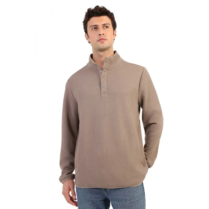 Lumberjack Davins 16itl-15 Erkek Sweat - Vizon