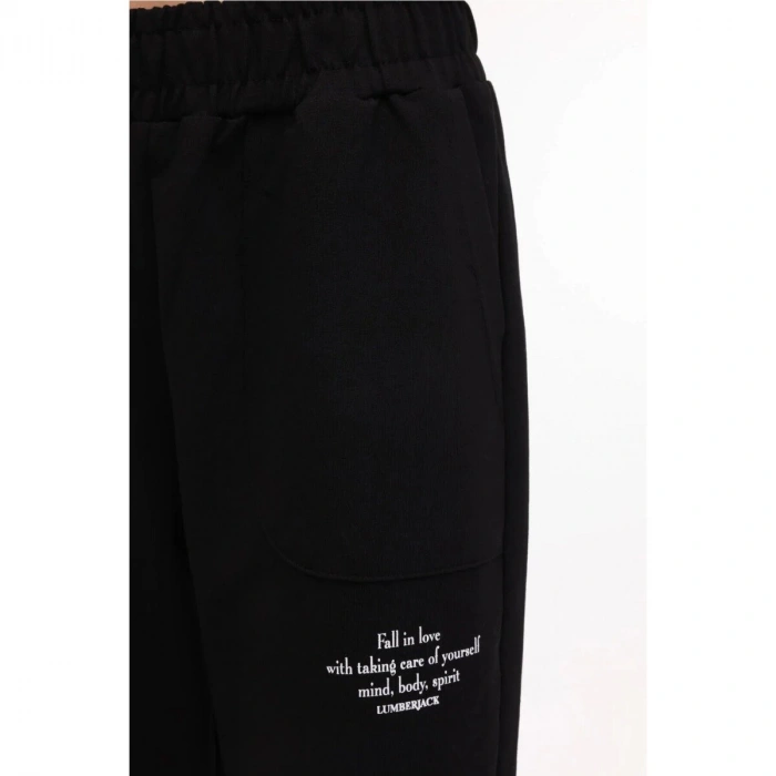 Lumberjack Fall In Love Yazili 22ct1170 Kadin Esofman Alti - Siyah