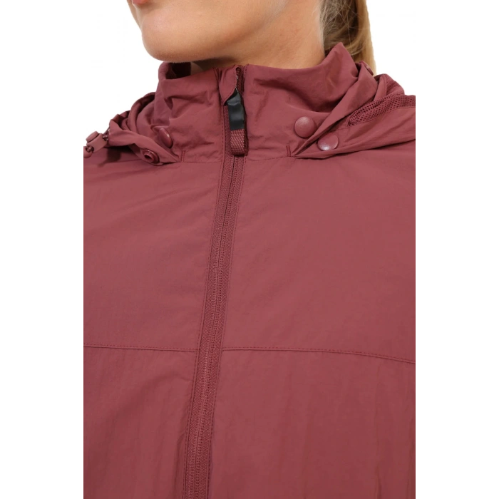 Lumberjack Foldown Kadin Mont - Bordo