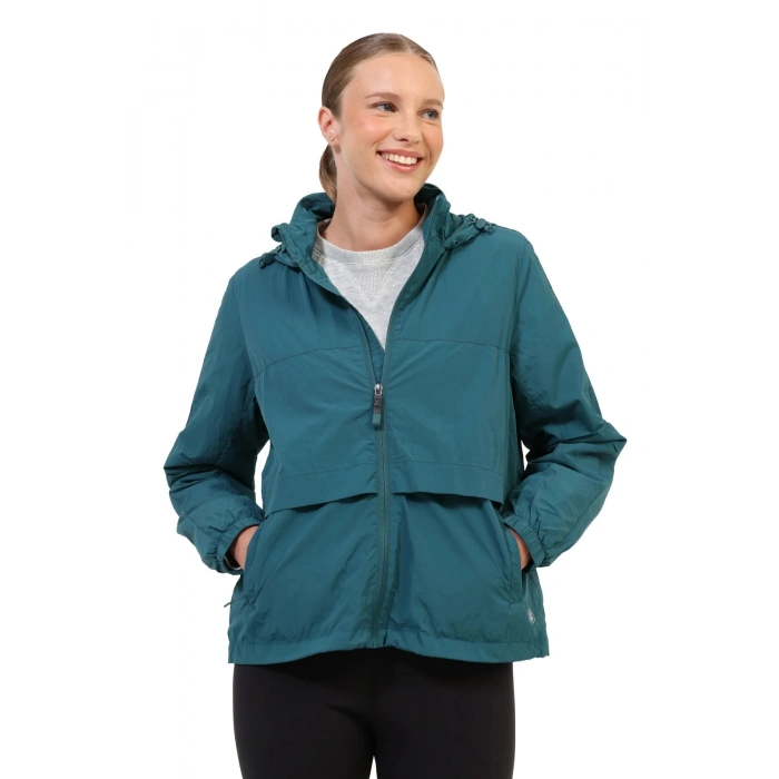 Lumberjack Foldown Kadin Mont - Petrol