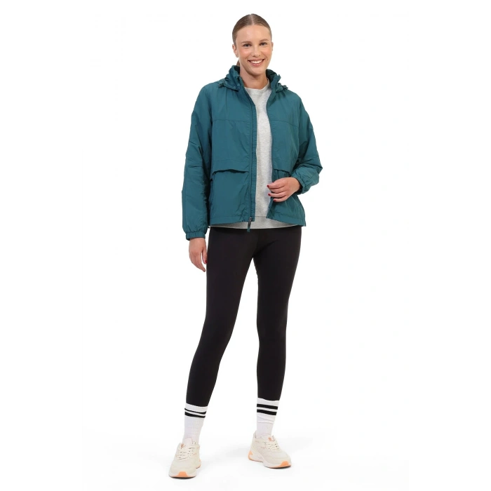 Lumberjack Foldown Kadin Mont - Petrol