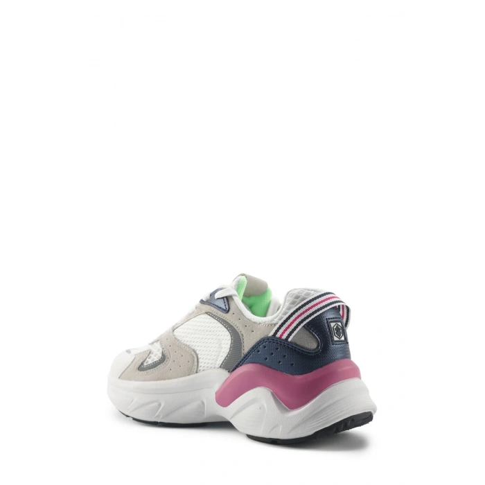 Lumberjack Leaf Kadin Ayakkabi - Beyaz Laci Pembe