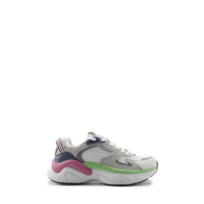 Lumberjack Leaf Kadin Ayakkabi - Beyaz Laci Pembe